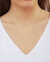 Load image into Gallery viewer, AVA Triangle Necklace