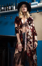 Load image into Gallery viewer, Velvet kimono
