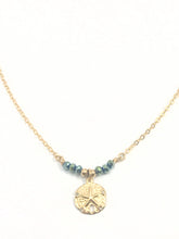 Load image into Gallery viewer, Beach Vibes- Sand Dollar necklace
