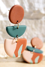 Load image into Gallery viewer, CLAY Colorblock Earrings
