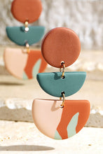 Load image into Gallery viewer, CLAY Colorblock Earrings
