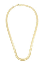 Load image into Gallery viewer, CHARLI Herringbone Chain Necklace
