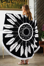 Load image into Gallery viewer, DREAMCATCHER- Round Towel
