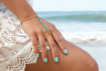 Load image into Gallery viewer, SANTA BARBARA Turquoise Hand Chain
