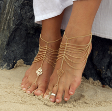 Load image into Gallery viewer, KATY Barefoot Anklet Sandals
